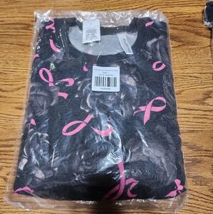 NWT Torrid Flower Pink ribbon Sweatshirt 1/1X/14-16